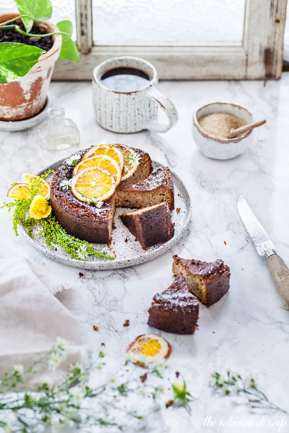 30 Cakes In 30 Days | 5. Orange & Almond Cake {Vegan, Gluten & Dairy Free} | The Whimsical Wife